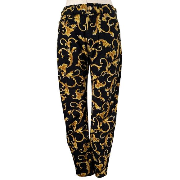 Versace Baroque Straight-Leg Pants size 30 - Picture 1 of 7